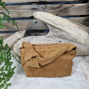 Sac en cuir velours