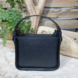 Sac à main en cuir grainé