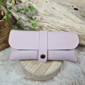 Étui à lunettes en cuir